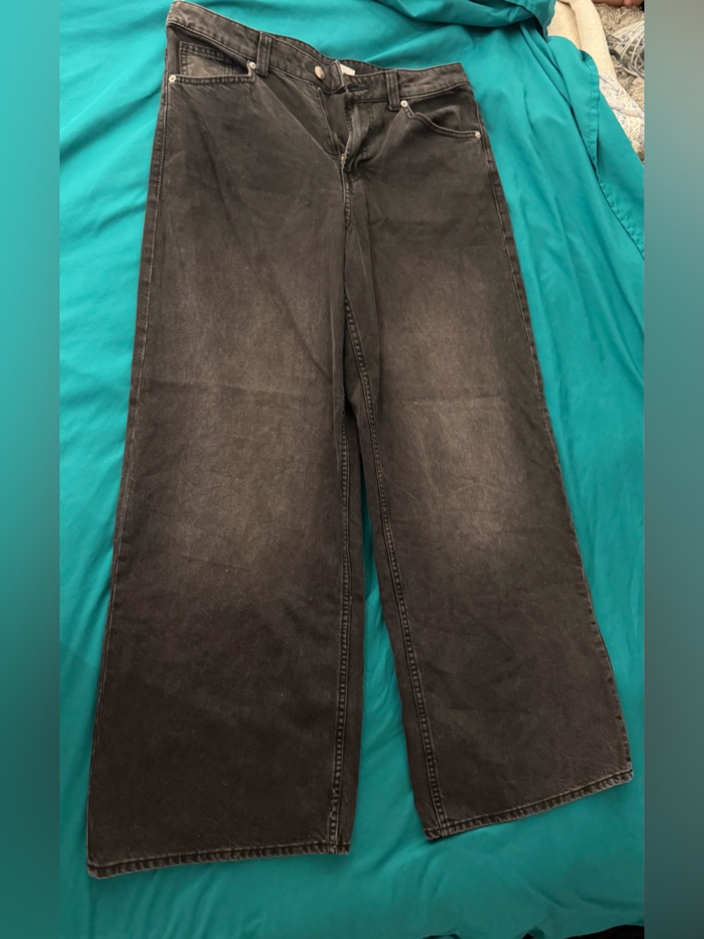 American Eagle Outfitters Wide Leg Black Jeans